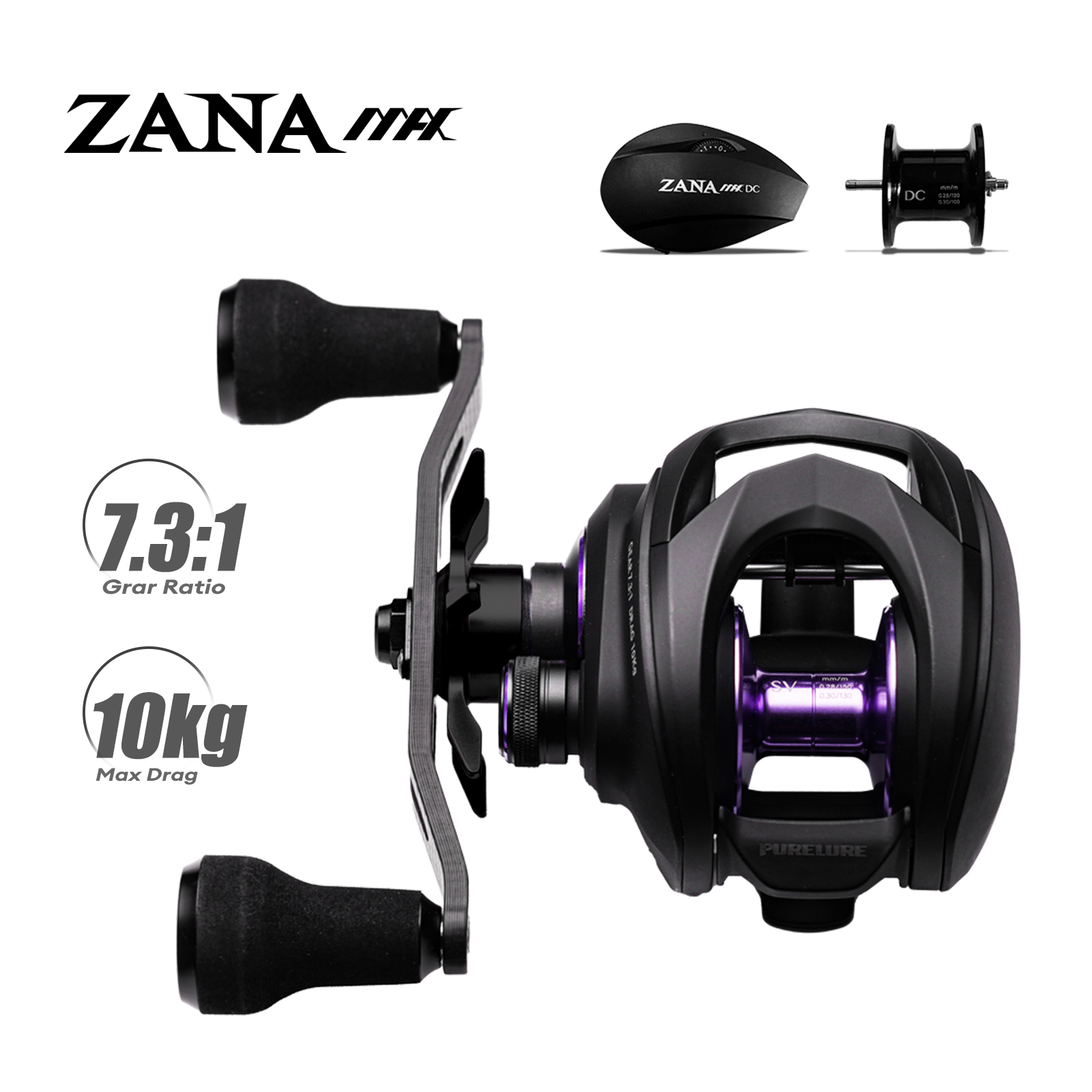 Kastking Reel Zephyr - PURELURE ZANA MAX 10KG SV+DC Çift