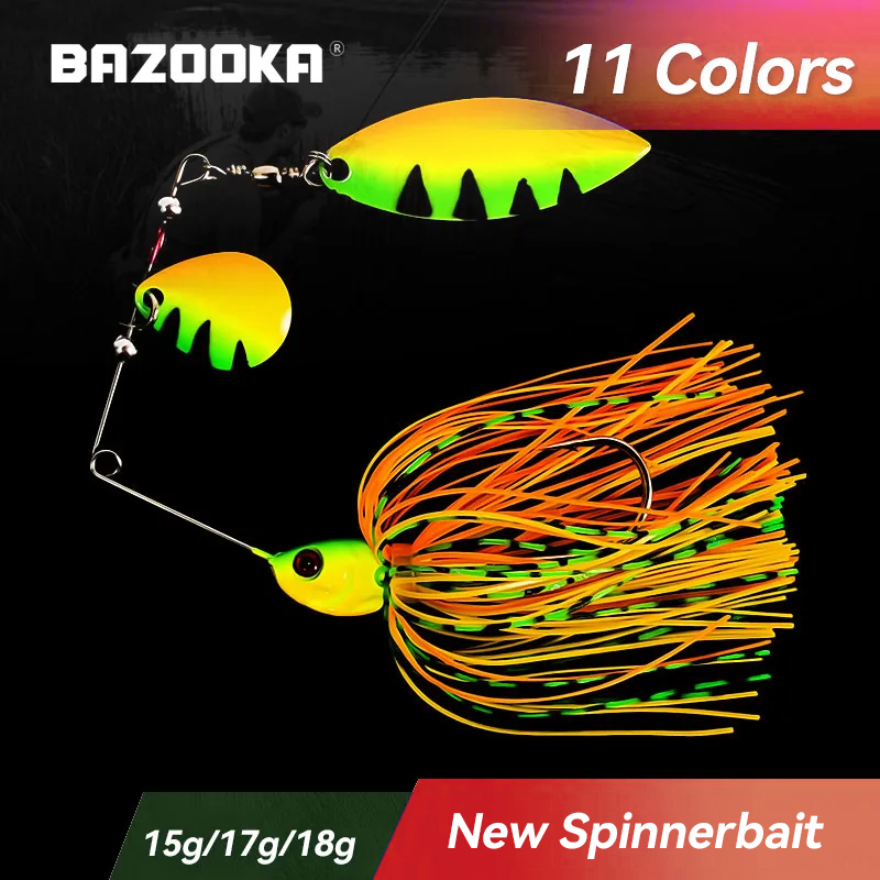 Fishing Lure Spoon - Bazuka 15g 18g Spinnerbait Balıkçılık Cazibesi