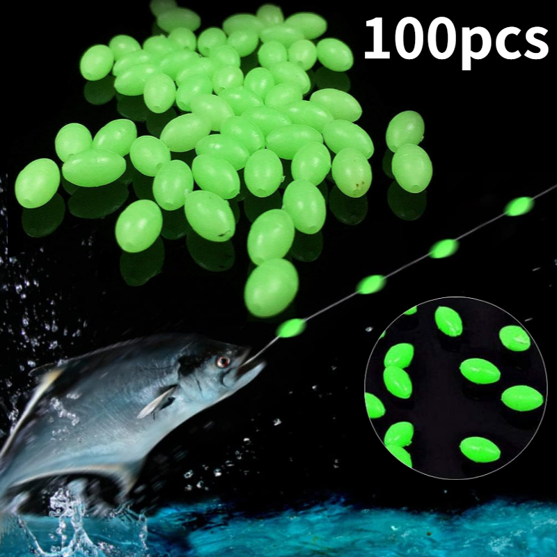 100 adet/grup Oval Gece Aydınl - Fishing Lure Making Kit incelemesi ve fiyatı