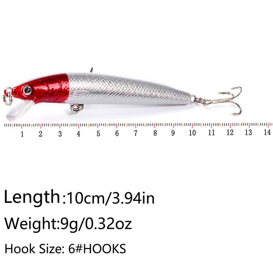 10 adet Jerkbait Minnow Swimba - Fishing Lure Crankbait incelemesi ve fiyatı