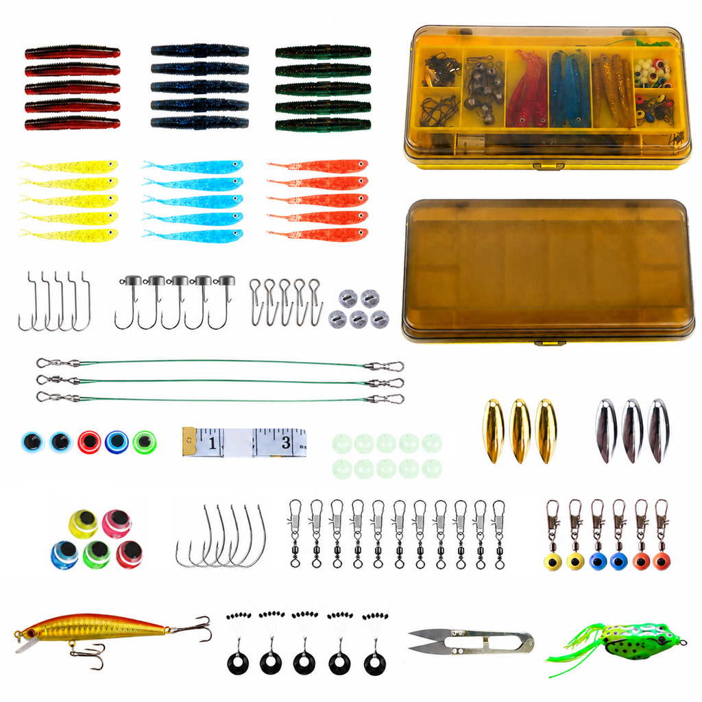 105 adet acemi yem aksesuar se - Fishing Lure Kit incelemesi ve fiyatı
