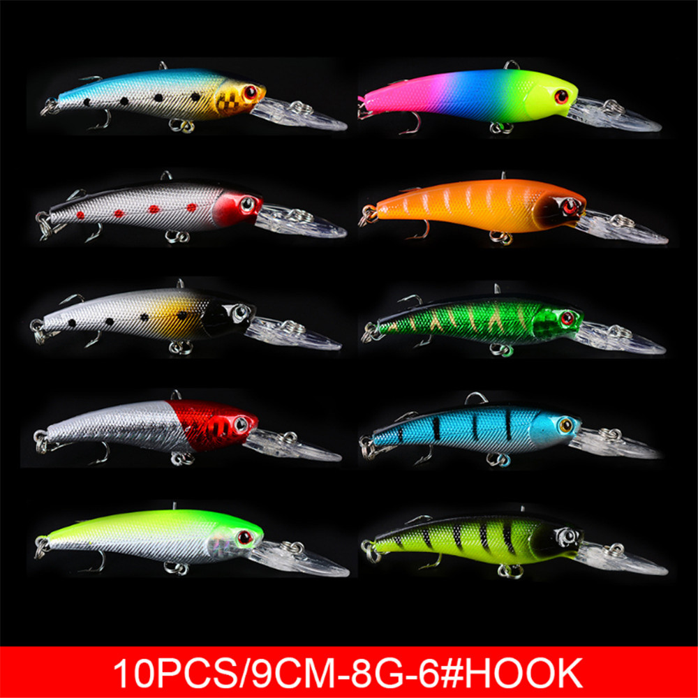20 adet/grup Minnow balıkçılık - Fishing Lure Crankbait incelemesi ve fiyatı